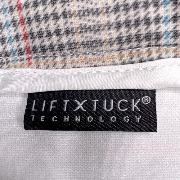 NYDJ Lift Tuck Tyburn Plaid Crop Ankle Flare Boot Cut Pants - Size 14 - Picture 9 of 9